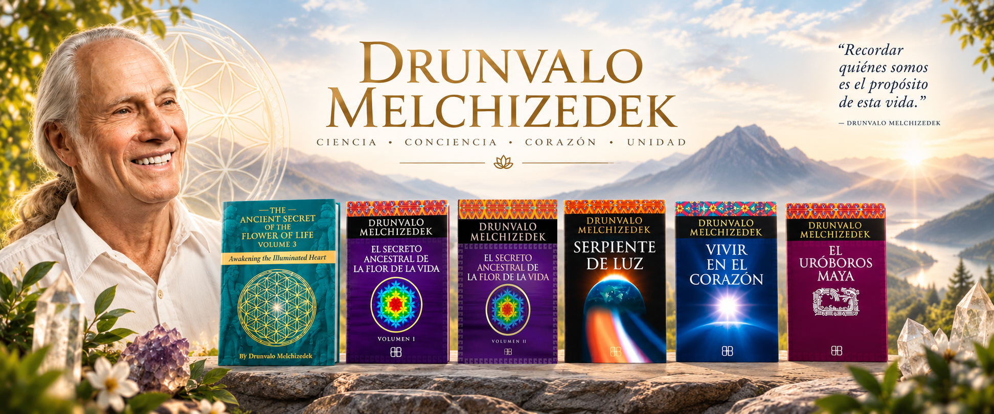 Drunvalo Melchizedek y sus libros